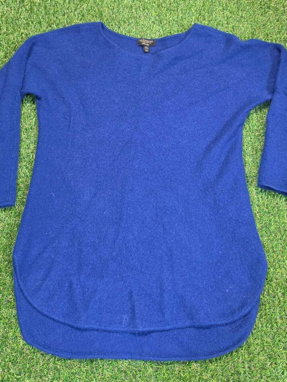 Charter Club Luxury Women's Blue 100% Cashmere Sweater SizeS